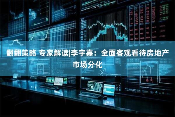 翻翻策略 专家解读|李宇嘉:全面客观看待房地产市场分化