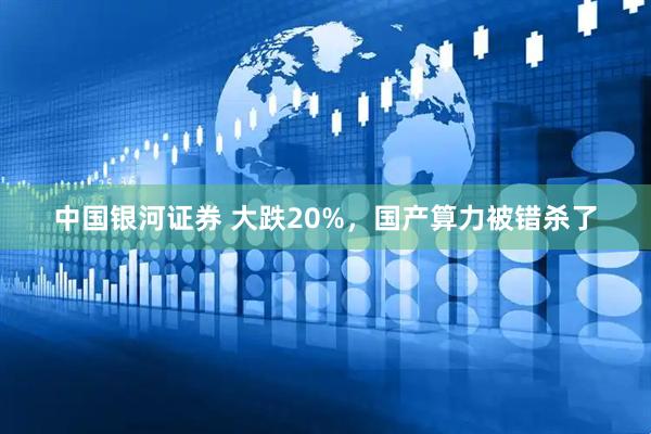 中国银河证券 大跌20%，国产算力被错杀了